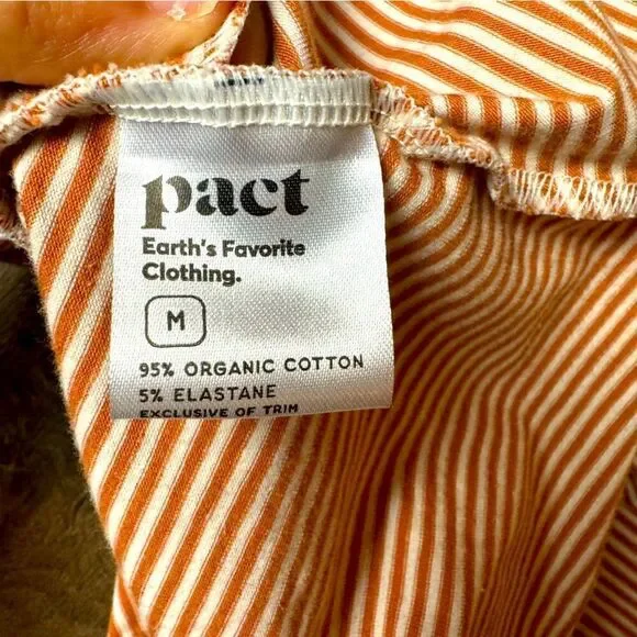 Pact Striped Mini Skirt Size M - Picture 8 of 9